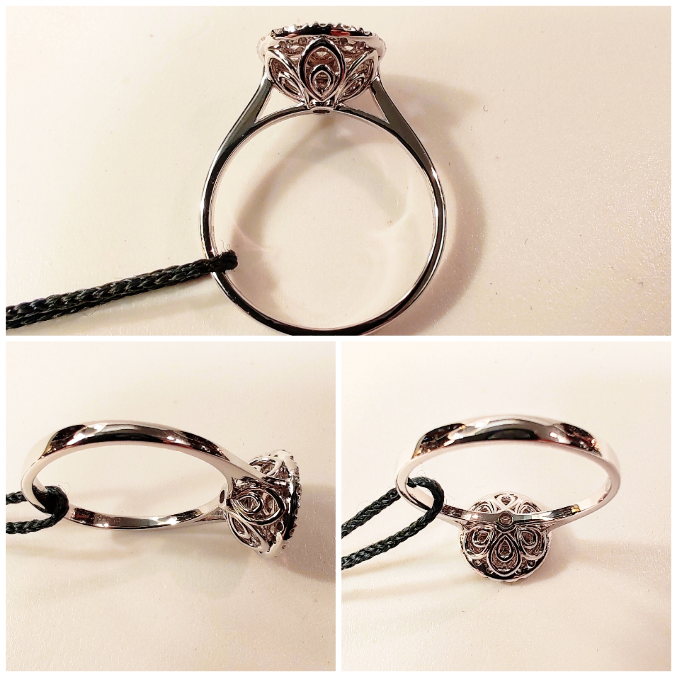 Anello Space Disco Volante con Diamanti - immagine 3