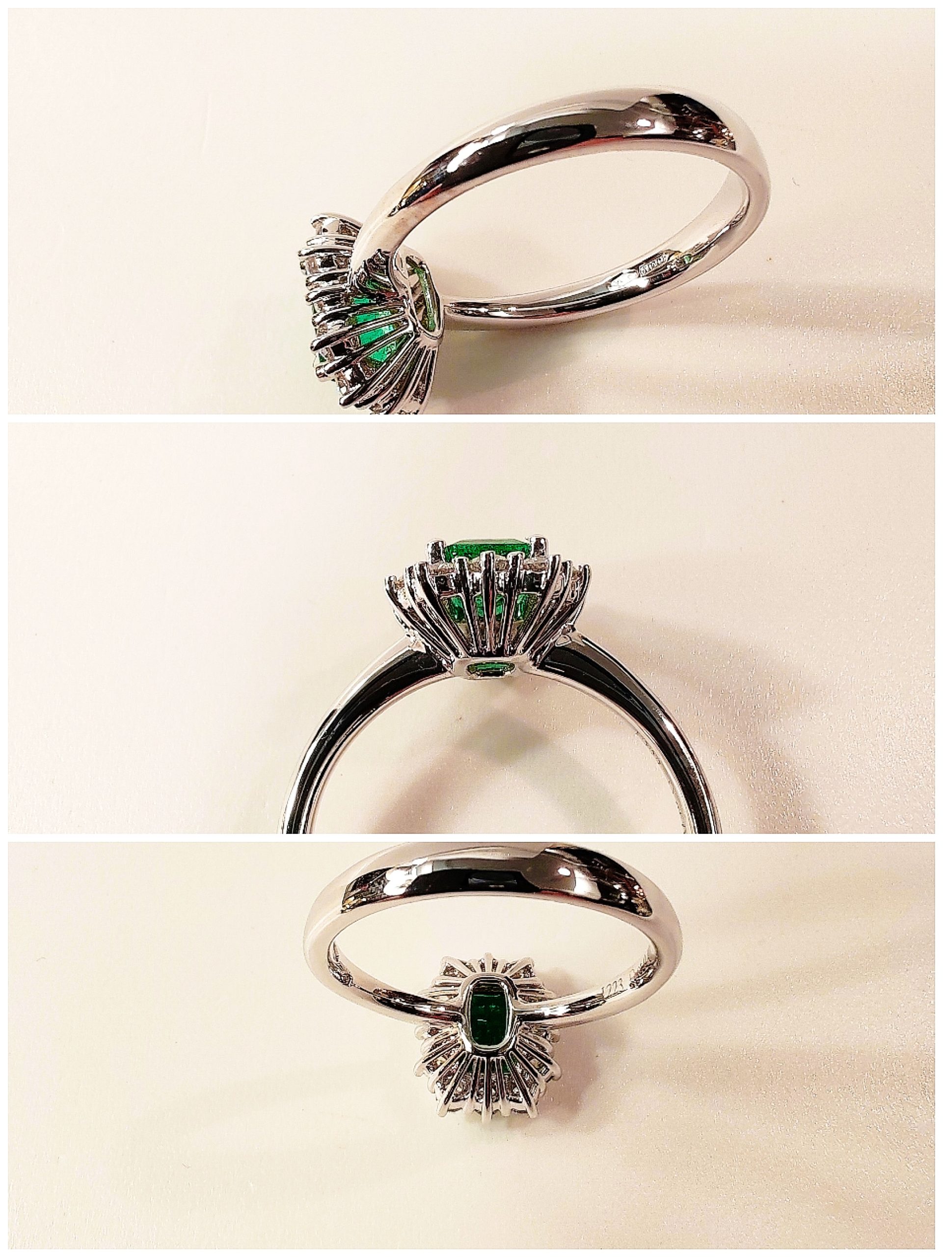 Anello con Smeraldo e Diamanti. - immagine 2