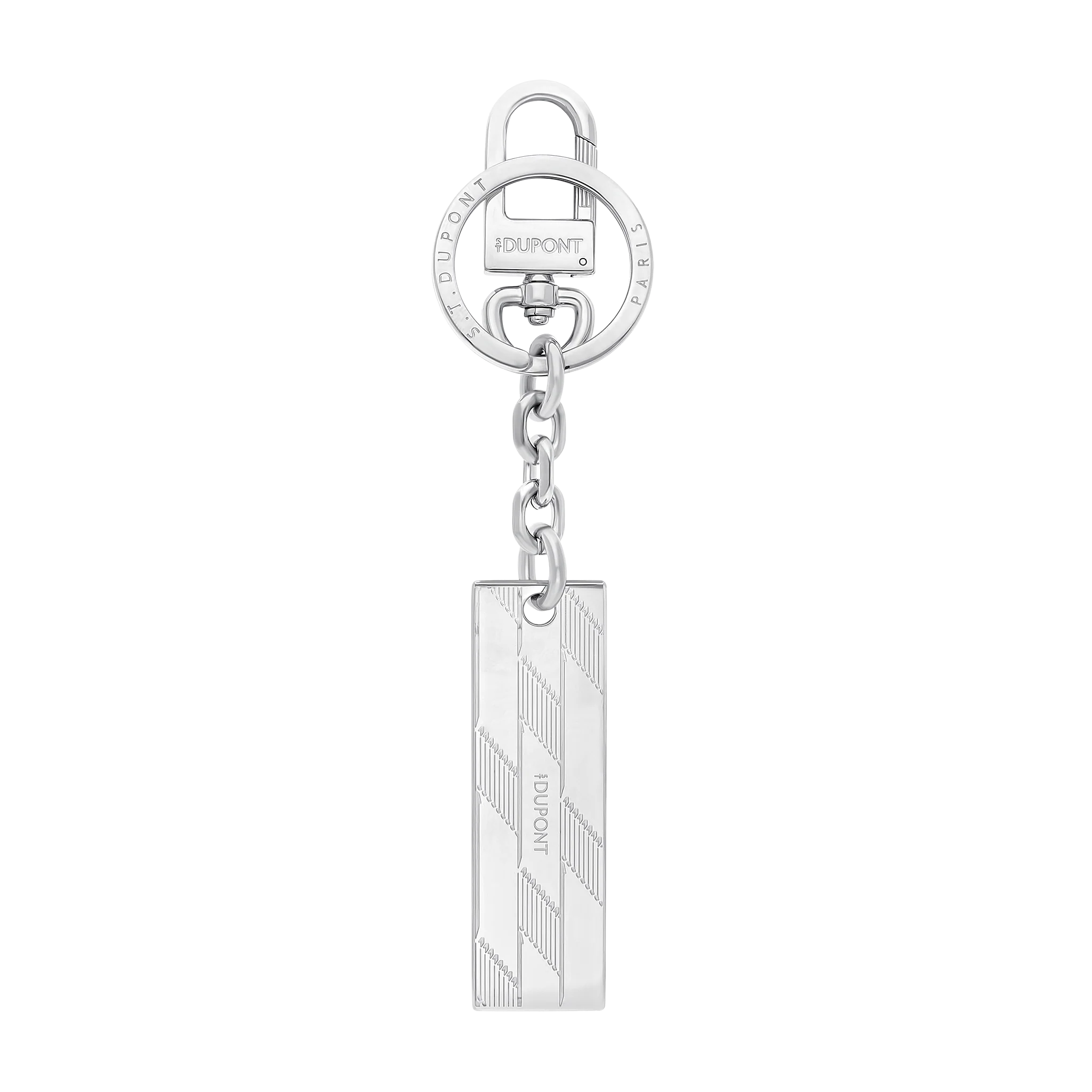 PORTACHIAVI METALLO MONOGRAM ARGENTO